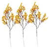 Dekorativa blommor Simulerade gipsophila blomma konstgjorda diy bukett stammar po prop falsk simulering växt dekor