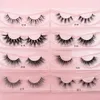 Visofree 1000 Paare/Los Großhandel 3D Real Nerz Eyeles Make-up-Tool Hohe Qualität Falsche Eyeles Extensi 5D Nerz Les Bulk o18k #