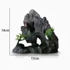 خزان السمك مصنع الصخور متعددة الطراز Aquarium DecorationResin Building Cave Cave Aquarium Landscaping Decoring 240305