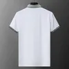 Designerskie koszule polo Fred Perry Casual Men Polo T Shirt Snake Pszczoła Letter Drukuj Haft Mash High Street Mens Polos M-XXXL A8