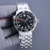 Titanuhr AAAAA Hochwertige Herrenuhren Omg 8215automatisches Maschinenwerk 42mm Classics Diving Sapphire Mirror Montredelu 40