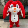 Mascot kostymer 2,6 m påsk kanin rolig roll spela full kropp omöjlig kostym maskot set Använd festjubileumsbröllop