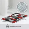 Bath Mats Abstract Grid Mat Colorful Bathroom Carpet For Shower Home Decor Soft Protective Floor Non-slip Graphic Toilet Pad