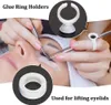 22 in 1 False Eyel Extensi Training Kit Practice Model Head Eye Pad Tweezers Glue Ring Brush 19pcs Grafting Eyel Tools C5qU#