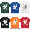 T-shirts pour hommes T-shirt graphique de style classique représente t-shirt lavé à l'eau rétro décontracté manches courtes T-shirt d'été représente chemise de haute qualité chemise pour hommes et femmes