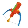 Brinquedo voador arma de tiro com arco tênis bola plástico estilingue disco ao ar livre seta caça esportes presente mesa tiro crianças menino ubfcd