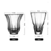 Tea Cups 2Pcs/Lot Small Capacity 80ml Heat Resistant Glass Cup Set Teacup Japanese Style Tasting Clear White Wine