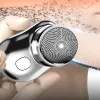 Shavers Electric Mini Shaver för män IPX7 Vattentät Våt torr dubbel användning typec snabb laddning ficka rakkniv skägg trimmer rakmaskin