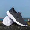 Casual Shoes Big Size 48 Super Light Men Running Sneakers Outdoor Quality Slip-on Jogging Mesh Breathable Tenis Masculino Soft Comfort