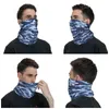 Halsdukar blå camo bandana nacke gaiter tryckt multicam militär magi halsduk multi-användning ansiktsmask cykel unisex vuxen vindtät