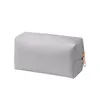 hot women girls men solid makeup bag water capacity zipper cosmetic bag pu fashion ultralight purse