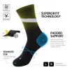 Носки Socks Santic Men езды на велосипеде носки высокие эластичности дышащие отражающие MTB Sports Sports Nocks.