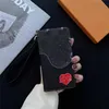 Designer Luxury Denim Wallet Kickstand Folio Flip Leather Phone Cases For IPhone 15 15promax 15pro 14promax 14 13pro 12 12pro 11 Shell Fashion Monogram Brown Flower B