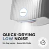 interhasa Sèche-mains automatique Sèche-linge commercial pour salle de bain Compact Industrie électrique Froid 240319