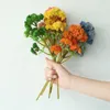 Dekorativa blommor bunt Fake Green Plant Artificial Decor for Home Table Wedding Christmas Diy Candy Plants Multi Style