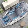 Meble do salonu krzesło masowe 3-letnia gwarancja flor body and fectoner Shiatsu sofa czarna kropla dostawa domu ogród otu9m