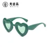 Jeter 5139 Design Cute Peach Heart Glasses, Love Polarized Sunglasses for Women
