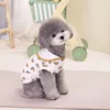 犬のアパレルペット服夏の薄い猫ベストテディポメラニアン子犬通気性服シーズ衣装
