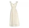 Summer French gentle white small flying sleeve dress women breast seaside holiday waist design sense of fairy dress