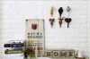 Rails American Retro Cafe Bar Shop Wall Stereo Animal Wall Hängande rådjur Kreativa dekorationskrokar