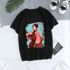 T-shirt damski koszulka damska kaus grafis anime diabeł zabójca uniseks Tanjirou Kamado Kaus Wanita Kimetsu No Yaiba Nezuko Kaus Wanita 240322