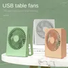 Dekoratif Figürinler Masaüstü USB Küçük Elektrikli Fan Sessiz Taşınabilir Şarj Edilebilir Mini Katlanır Masa Kız Yurt Duvarı Montajlı Tavan