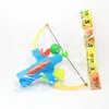 Toy Flying Archery Gun Bow Tennis Plastic Ball Slingshot Disk Outdoor Arrow Hunting Sports Present Skjutbord Barn pojke UBFCD