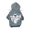 Piesowa odzież designerska marka miękka i ciepłe psy sweter z kapturem z klasycznym wzorem designu zwierzaku zimowe kurtki OT4UB