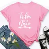 女性のTシャツ女性ラヴィアスペイン碑文チーム花嫁女性ウェディングシャワーTシャツ女の子独立パーティーTシャツT45 240323