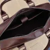 Briefzüge Herren Vintage Designer Aktentasche PU Leather Tte Business Office Man Messenger Bag Freizeit solide Computer Laptop Handtasche