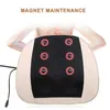 Massera nackkudde Electric Heat Neck Back Massage Kudde Vibrerande midja Cervikal Massager Muskel Relax Relieve Trötthet Lumbal Disc Herniation 240323