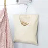 Förvaringspåsar klädnyp hängande väska arrangör stor öppningsruta med 360 ° roterande krok för badrumsbalkong