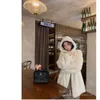 Snow Pear Lady Qian Plutocrates Vison Tempérament Célébrités Vêtements D'hiver Moyen Long À Capuche Velours Imitation Fourrure Manteau Femme Mode
