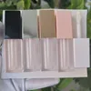 Storage Bottles 4ml Matte Bottle Big Brush Lipgloss Empty White Black Silvery Golden Pink Rose Gold Lid Packaging Containers Lip Glaze Base