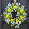 Decorative Flowers Spring Wreath Large Used For Front Door False Year-Round Wall Or Window Kitchen Decoration