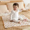 Baby Changing Mat 7090Cm Absorbent Portable Diaper Pad Bed Cover Cute Animal Print AntiDirty Mattress 240315