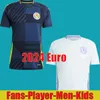 Euro 24 Szkocka koszulka piłkarska 150. rocznica piłki nożnej Blue 2024 2025 Football Shirt 24 25 mundury mężczyzn Sets Sets