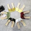 Slippers Summer Heel Sandal In Europe And The United States Square Head Open-toe High-heeled Ladies