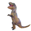 T-Rex Inflatable Dinosaur Costumes Suit Dress Anime Party Cosplay Carnival Halloween Costume For Adults Kids