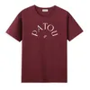 Kadın T-Shirt Sıcak Satış Japon Tarzı Lüks Marka Pamuk O yaka Mektup Baskılı Desen T-Shirt 2023 Yaz Harajuku Kadınlar Kısa Kollu T-Shirt 240322