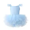 Robes de fille Nouvelle fille Ballet TutuTu robe 2-8 ans mode professionnelle enfants danse robe de soirée Performance Costume princesse robe de mariée 24323