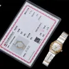 konstelacje Montre de Luxe Women Watches Na rękę 27 mm Szwajcarski kwarc ruch mechaniczny stal True Diamond Watch Wristwatches