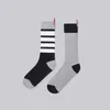 Chaussettes coréennes en coton pour hommes, 3 paires, respirantes et résistantes à l'usure, bas de sport de plein air, marque de mode unisexe, longues avec boîte cadeau