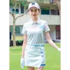 Shirts PGM Golf Women's TShirts Sports Leisure Summer Short Sleeve Lady Clothing Elasticity Quick Dry Breathable Soft SXL