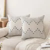 Pillow Boho Shabby Chic Style Euro Flax Decorative Throw Cover For Couch Bed Home Sofa Pillowcase 4545cm