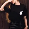 Luxus-T-Shirt Designer bedruckter Buchstabe Kurzarm Männer Frauen Sommermode lässig schwarz weiß loses T-Shirt Strandoberteil