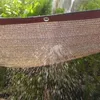 Anti UV Coffee Brown HDPE Sun Shade Sail Gazebo Sunblock Shade Cloth Sunshade Netting Terrace Balcony Screen Car Cover 240308