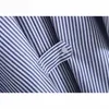 Women's T-Shirt Oladivi Large Womens Batwing Sleeves Striped Lace Shirt 2023 Summer Extra Large Shirt Womens Top Tunics Blusas 6XL 6035 240323