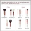 jup brushes Profial Makeup Brushes Set Make up Brush Tool Foundati Powder Definer Shader Liner V83c#