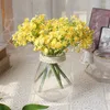 Kwiaty dekoracyjne 3lot bukiet sztuczny gipsophila kwiat ręcznie robiony opiekuńczy